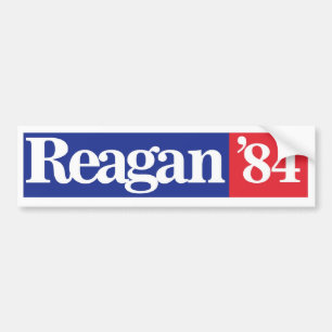 Reagan omvalbildekal 1984 bildekal