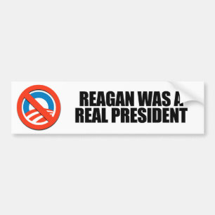 Reagan var en verklig president bildekal