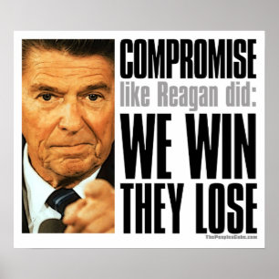 Reagans kompromissförslag Poster