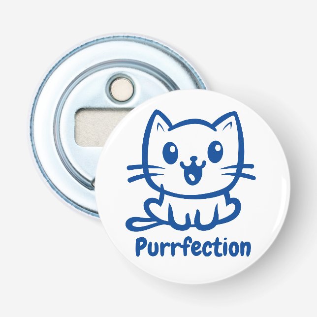 Reaktion, mycket katt, djur flasköppnare (Framsidan)