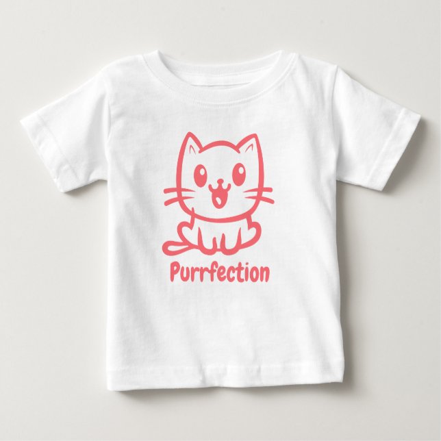 Reaktion, mycket katt, djur t shirt (Framsida)