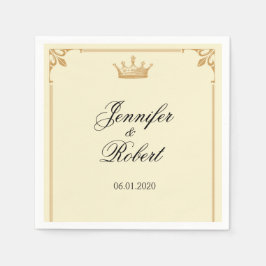 Reaktionen krona i Guld och Elfenbenskusten Pappersservett