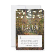 Reaktionskort för Forest Väg Bröllop OSA