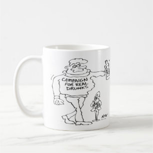 Real Ale eller Micro Pub Beer Drinker Kaffemugg