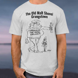 Real Ale eller Micro Pub Funny Tecknad Drunk T Shirt