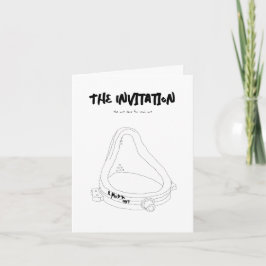 Real Art Duchamp's Fontän Satire Joke Card Inbjudan