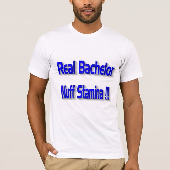 Real Bachelor Tee Shirt (Framsida)