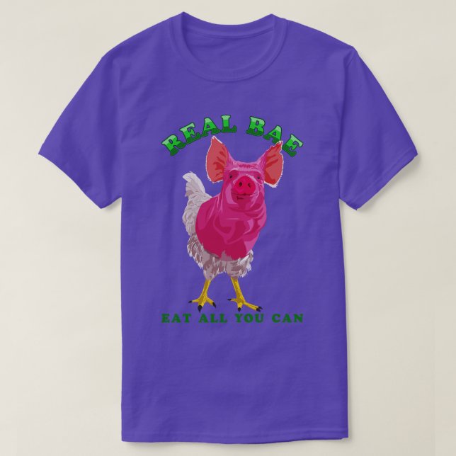 Real BAE Bacon and Eggs Cockentrice Conspicuous Co T Shirt (Design framsida)