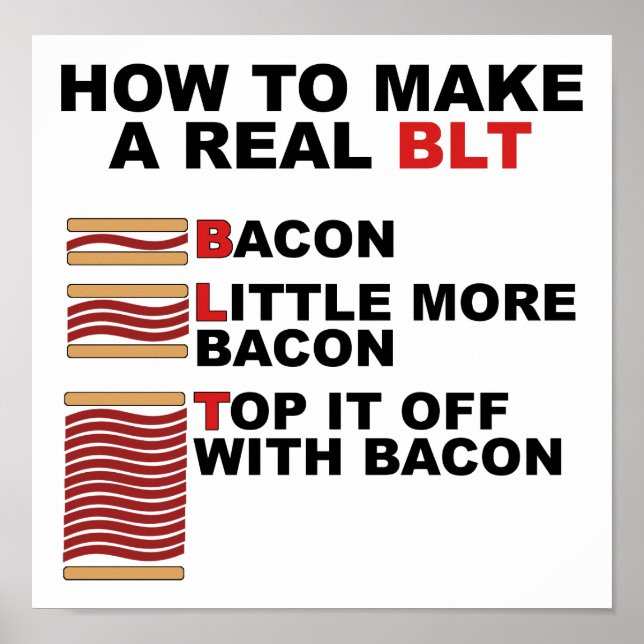 Real BLT Funny Poster (Framsidan)