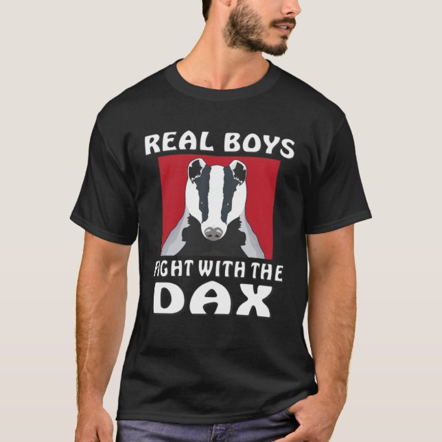 Real Boys Fight With The Dax Purse Stock Trader Tr T Shirt (Framsida)