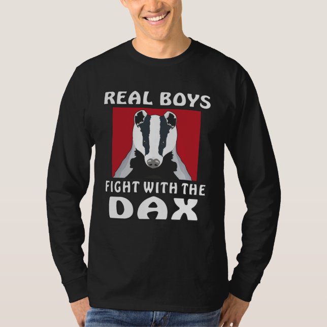 Real Boys Fight With The Dax Purse Stock Trader Tr T Shirt (Framsida)