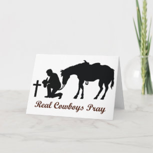 Real Cowboys Pray Kort