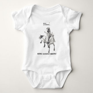 Real Cowboys Ride Saddle Bronc T-shirt