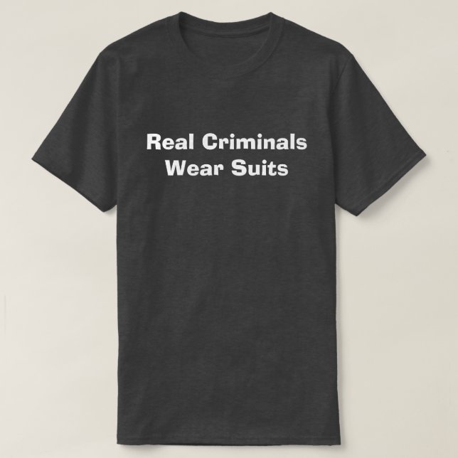Real Criminals Bära Kostym Tröja (Design framsida)