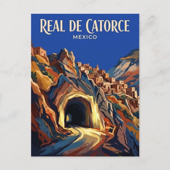 Real de Catorce Mexiko Vykort (Framsida)