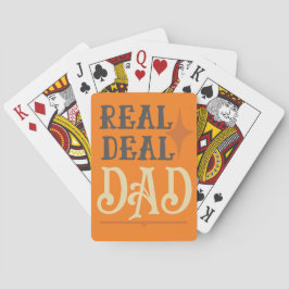 Real Deal Pappa Fars dag Poker Night Casinokort