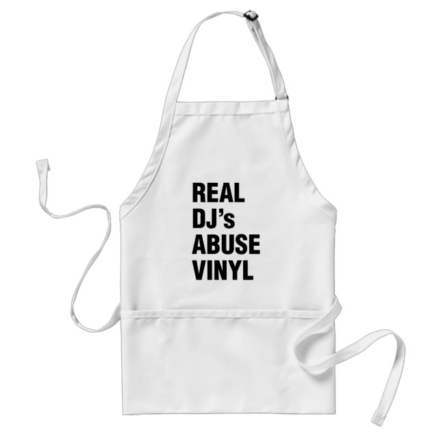 REAL DJ's ABUSE VINYL Förkläde (Framsidan)