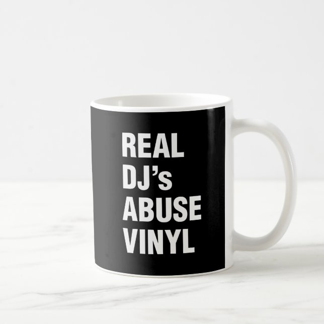 REAL DJ's ABUSE VINYL Kaffemugg (Höger)