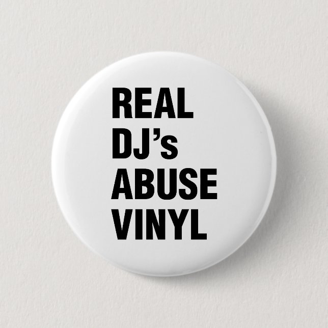 REAL DJ's ABUSE VINYL Knapp (Framsida)