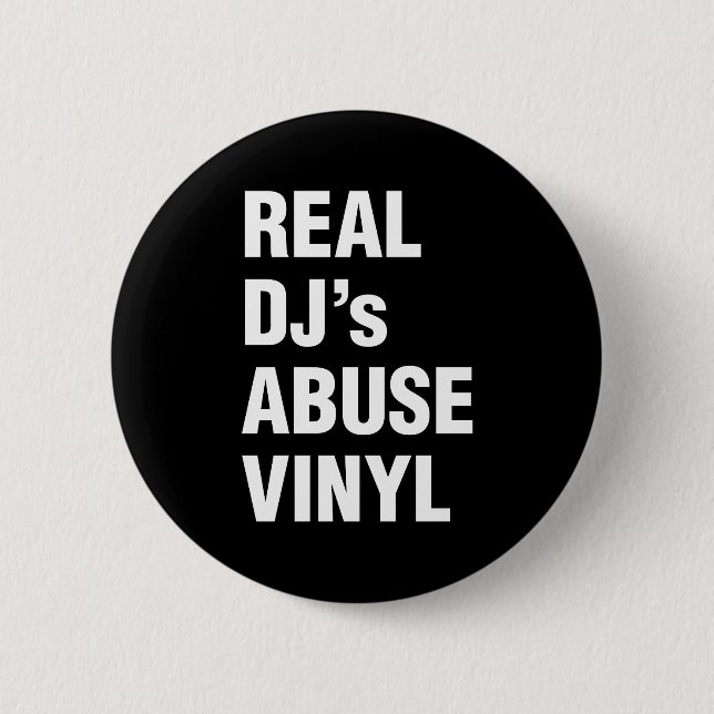 REAL DJ's ABUSE VINYL Knapp (Framsida)