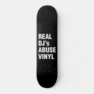 REAL DJ's ABUSE VINYL Mini Skateboard Bräda 18,5 Cm