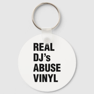 REAL DJ's ABUSE VINYL Nyckelring