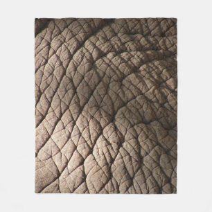 Real Elephant Skin Struktur, Wrinkled. Fleecefilt