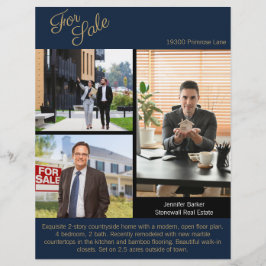 Real Estate Agent | Custom Logo Property Branding Reklamblad