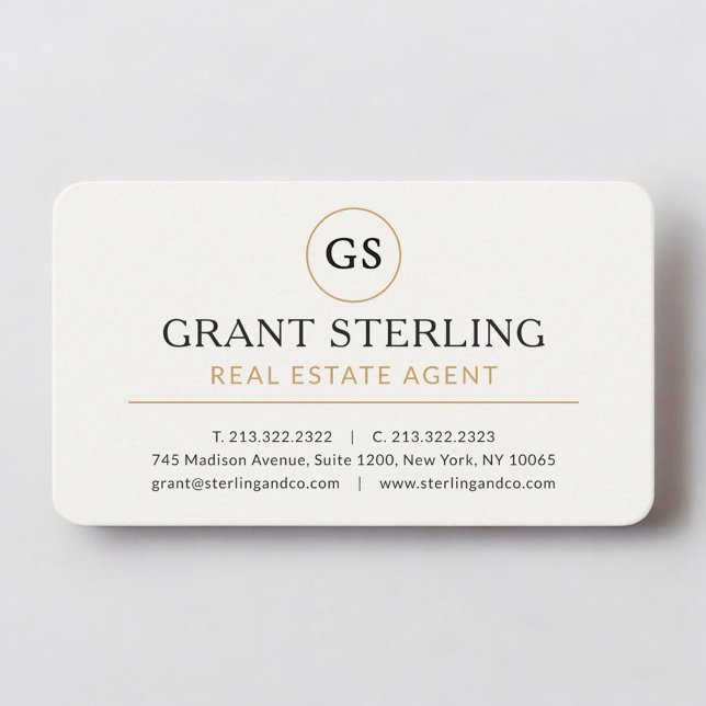 Real Estate Agent Professional Visitkort (Skapare uppladdad)