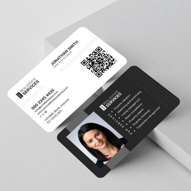 Real estate agent, Real estate company, Realtor Visitkort (Skapare uppladdad)