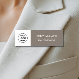 Real Estate Agent Realtor Broker Logo  Namnbricka