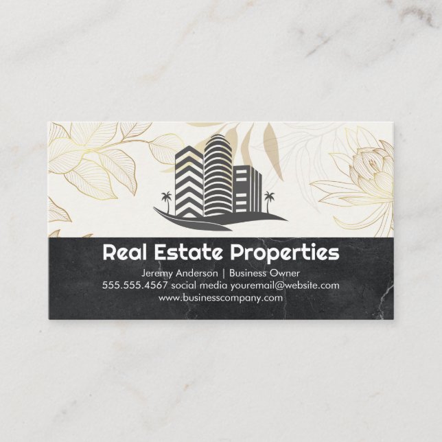 Real Estate Buildings | Property Visitkort (Framsida)
