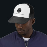 Real Estate Company Add Your Logo Simple Realtor Keps<br><div class="desc">This modern real estate company hat is custom made with your realty company name under the black typography. This custom design is perfect for marketing and promotion. Add your own business logo for a personalized touch.</div>