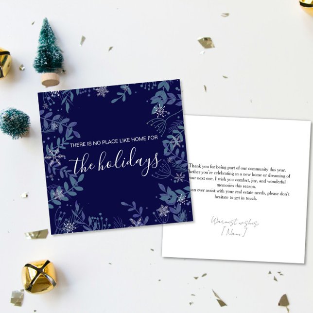 Real estate Happy holidays Christmas greeting  Kort (Skapare uppladdad)