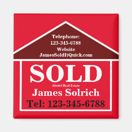 Real Estate MARKETING GIFT For Clients Modern Magnet
