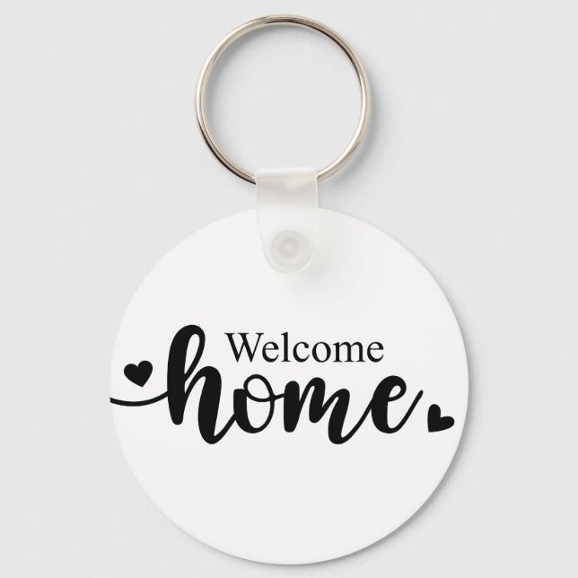 Real Estate Thank You New Home Nyckelring (Framsida)