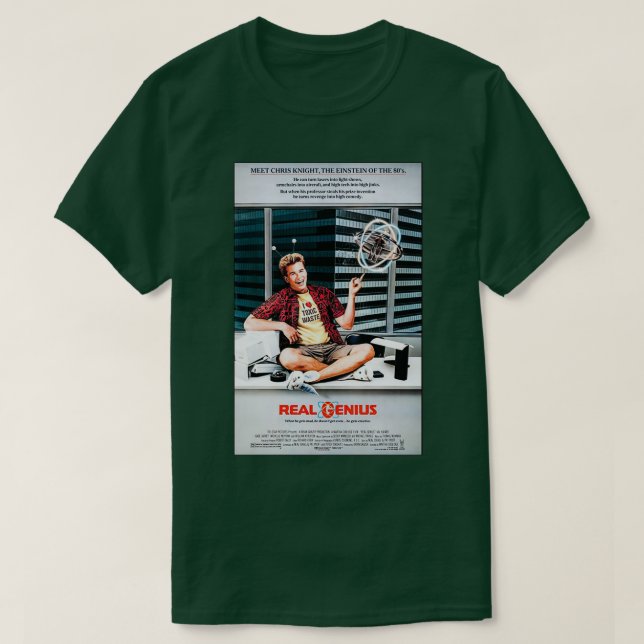 Real Genius 1986  T Shirt (Design framsida)