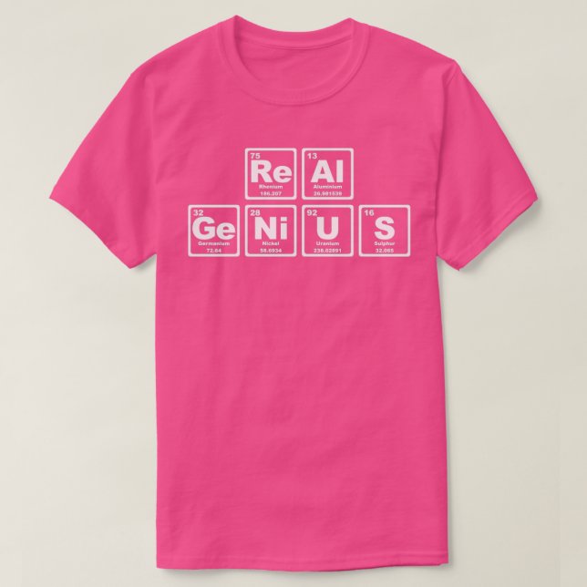 Real Genius Periodic Bord T Shirt (Design framsida)