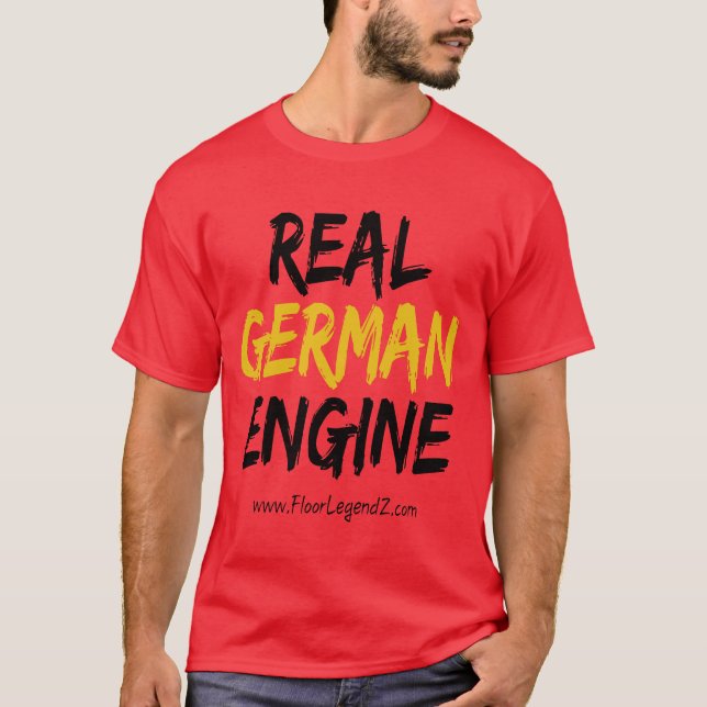 Real German Engine - World Tour T-shirt (Framsida)