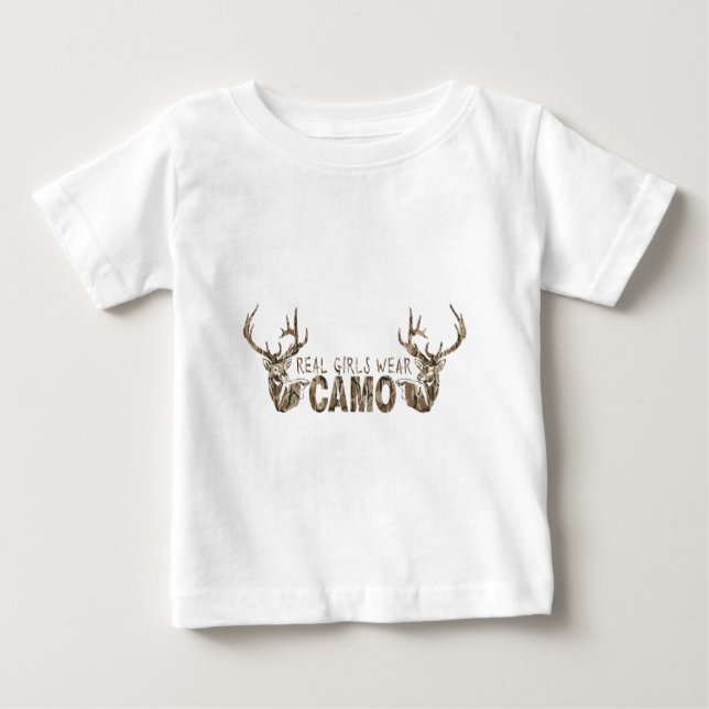 REAL GIRLS BÄRA CAMO T-SHIRT (Framsida)