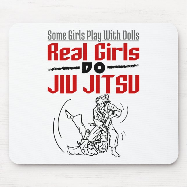 Real Girls Do Jiu Jitsu BJJ Jiujitsu Women Musmatta (Framsidan)