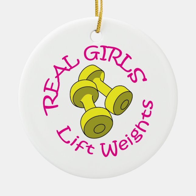 Real Girls Hiss-vikt Julgransprydnad Keramik (Framsidan)