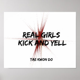 Real Girls Kick och Yell Poster