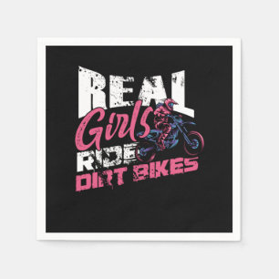 Real Girls Ride Dirt Bikes Motorcycle Motocross Gi Pappersservett