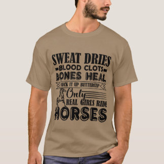 Real Girls Ride Horses tjej T Shirt