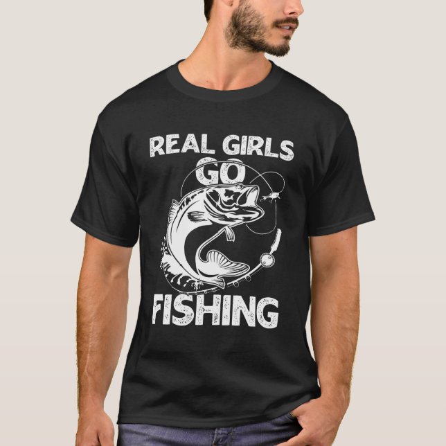 Real Go Fishing T Shirt (Framsida)