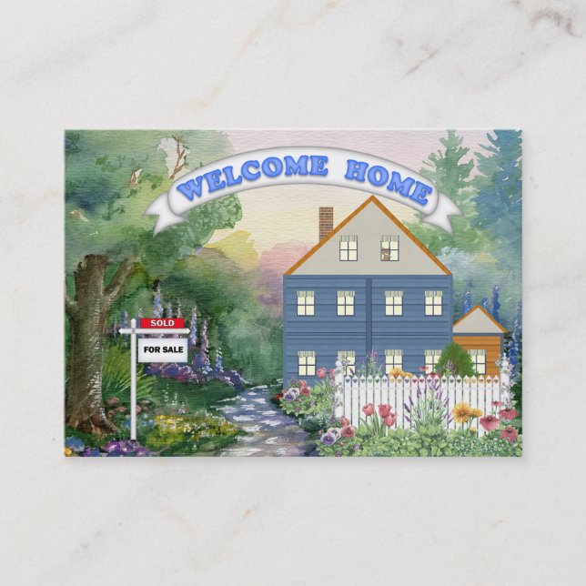 Real Gods Affärskort - SRF Visitkort (Framsida)