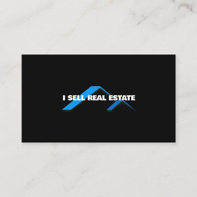 Real Gods Agent Agency Home Egendom Sales Visitkort (Framsida)
