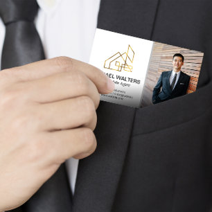 Real Gods Agent Anpassningsbar Pic Business Man Visitkort