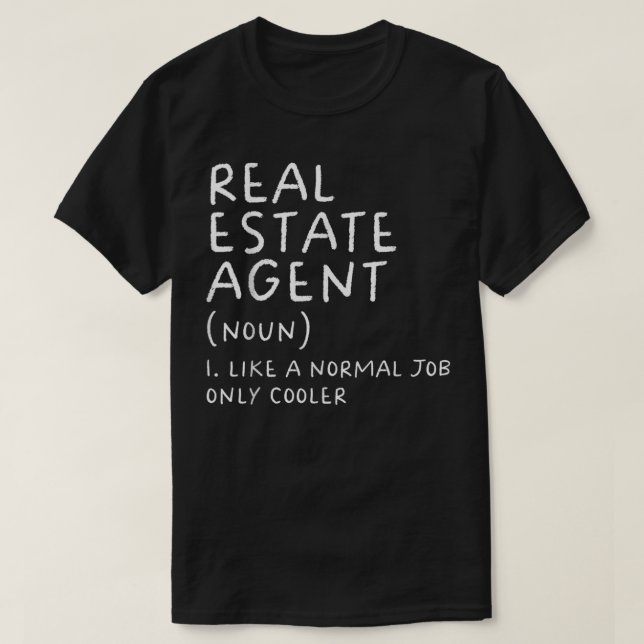 Real Gods Agent Definition Funny T Shirt (Design framsida)